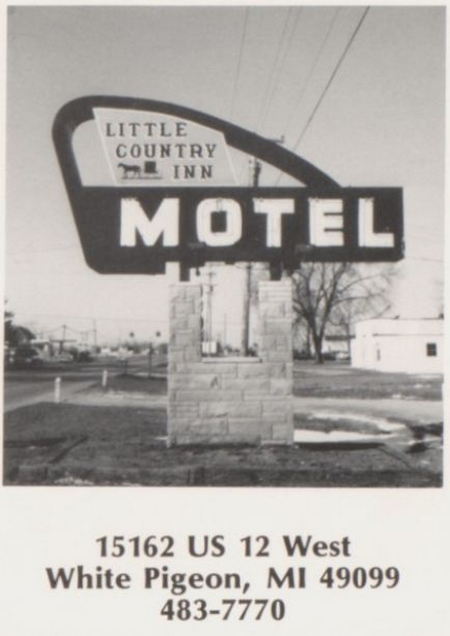 Little Country Inn (White Pigeon Motel) - 1990 Yearbook Ad